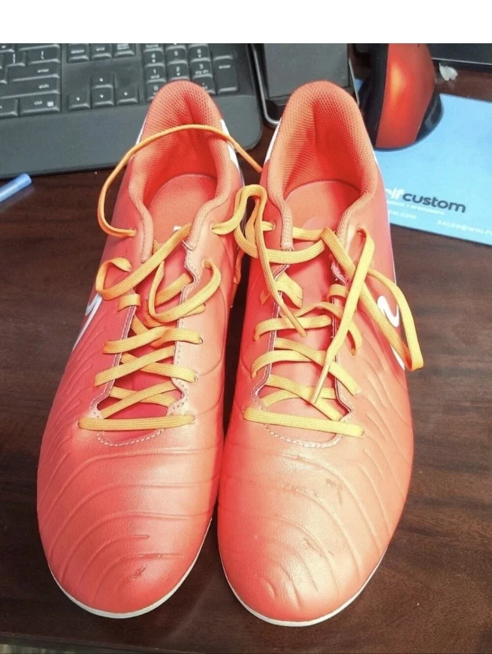 Size 12 DV4344-800 NIKE TIEMPO LEGEND 10 CLUB MULTI-GROUND LOW-TOP SOCCER CLEATS